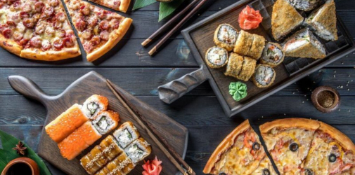 Интернет-магазин доставки суши и пиццы в Омске