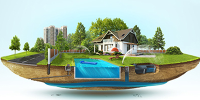 Строительный  сайт отопления и водопровода "Прогресс-55"