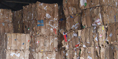 Сайт-визитка сбора макулатуры "ОмскВторСырьё"