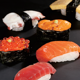 Дизайн веб баннера интернет-магазина суши роллы